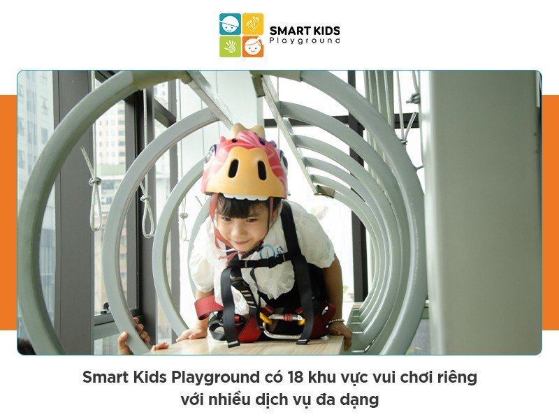 Tổ hợp khu vui chơi trẻ em Smart Kids Playground - Điểm vui chơi hấp dẫn cho các em nhỏ