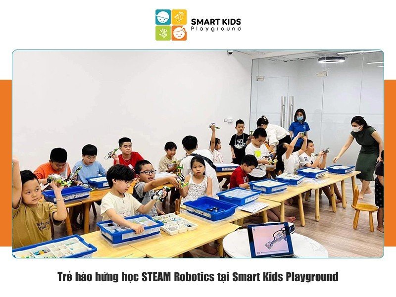Nên cho trẻ học STEAM Robotics ở đâu Hà Nội?