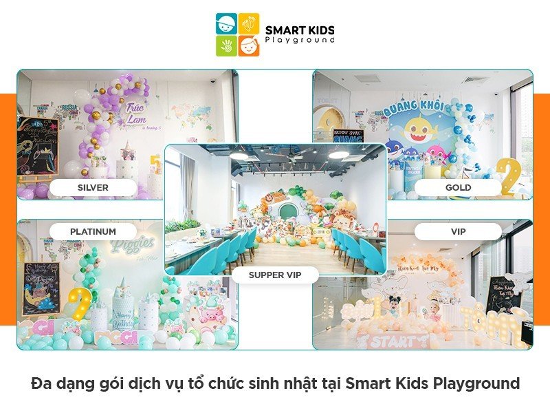 Những lý do giúp bố mẹ tin chọn Smart Kids Playground làm địa điểm tổ chức tiệc sinh nhật cho bé