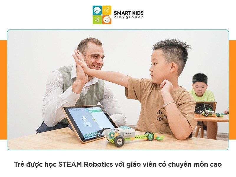 STEAM Robotics – Môn học kích thích và phát triển khả năng sáng tạo của trẻ trong học tập