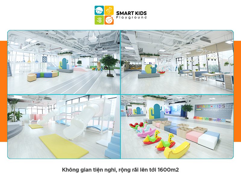 Smart Kids Playground - Hệ thống khu vui chơi trẻ em được yêu thích số 1 Hà Nội